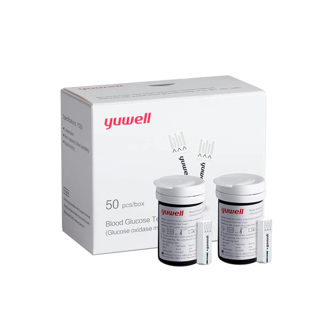 Yuwell Blood Glucose Test Strips 50'S