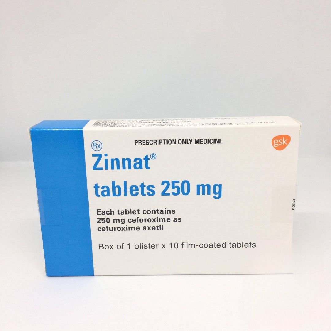 Zinnat 250mg Tablets 10'S