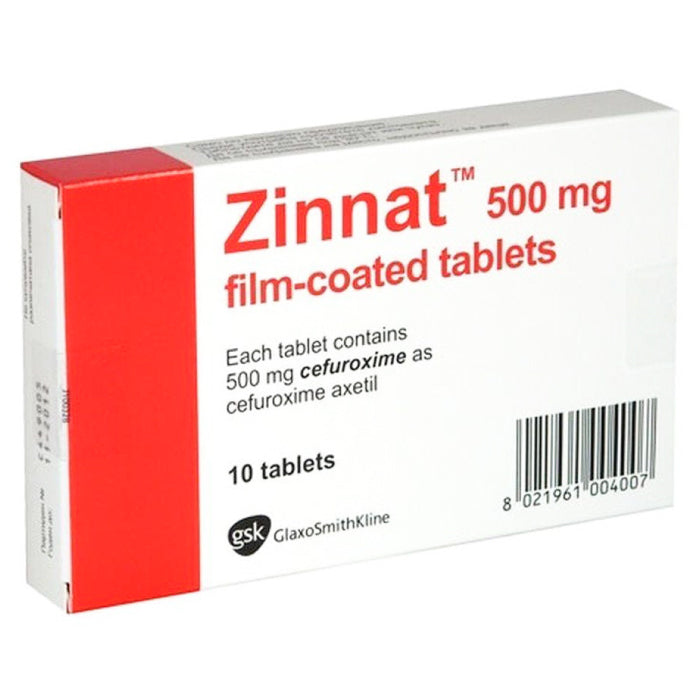 Zinnat 500mg Tablets 10'S
