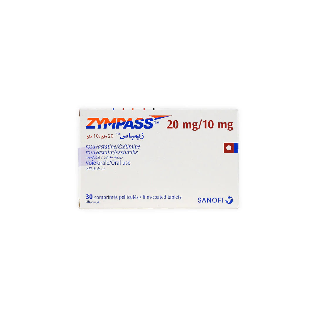 ZYMPASS 20MG/10MG TABLETS 30'S