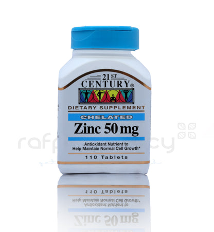 21ST CENTURY ZINC 50MG TABLETS 110'S