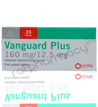 Vanguard 160/12.5Mg Tab 1X28's