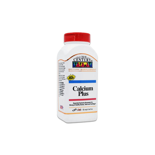 21ST CENTURY CALCIUM PLUS CAPLETS 120'S