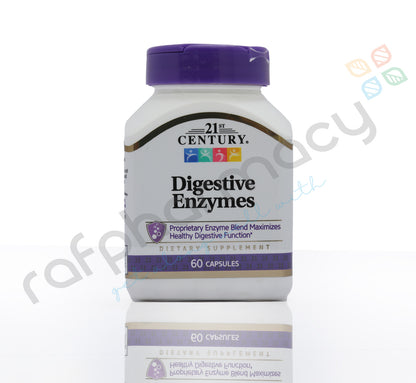 21ST CENTURY DIGESTIVE ENZYMES CAPSULES 60'S
