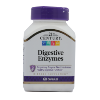 21ST CENTURY DIGESTIVE ENZYMES CAPSULES 60'S