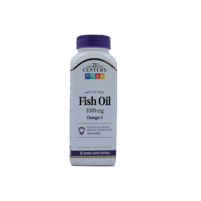 21st Century Fish Oil 1000mg Softgel 90'S