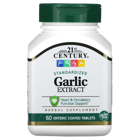 21ST CENTURY GARLIC EXTRACT COATED TABLETS 60'S