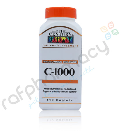 21ST CENTURY VITAMIN C 1000 CAPLETS 110'S