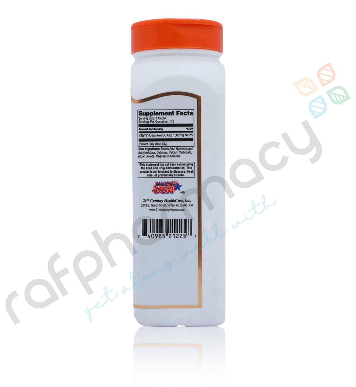 21ST CENTURY VITAMIN C 1000 CAPLETS 110'S