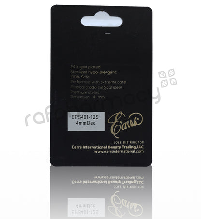 EPS401-12S-PIERCING STUD STEEL STERILIZED EARRING-DECEMBER