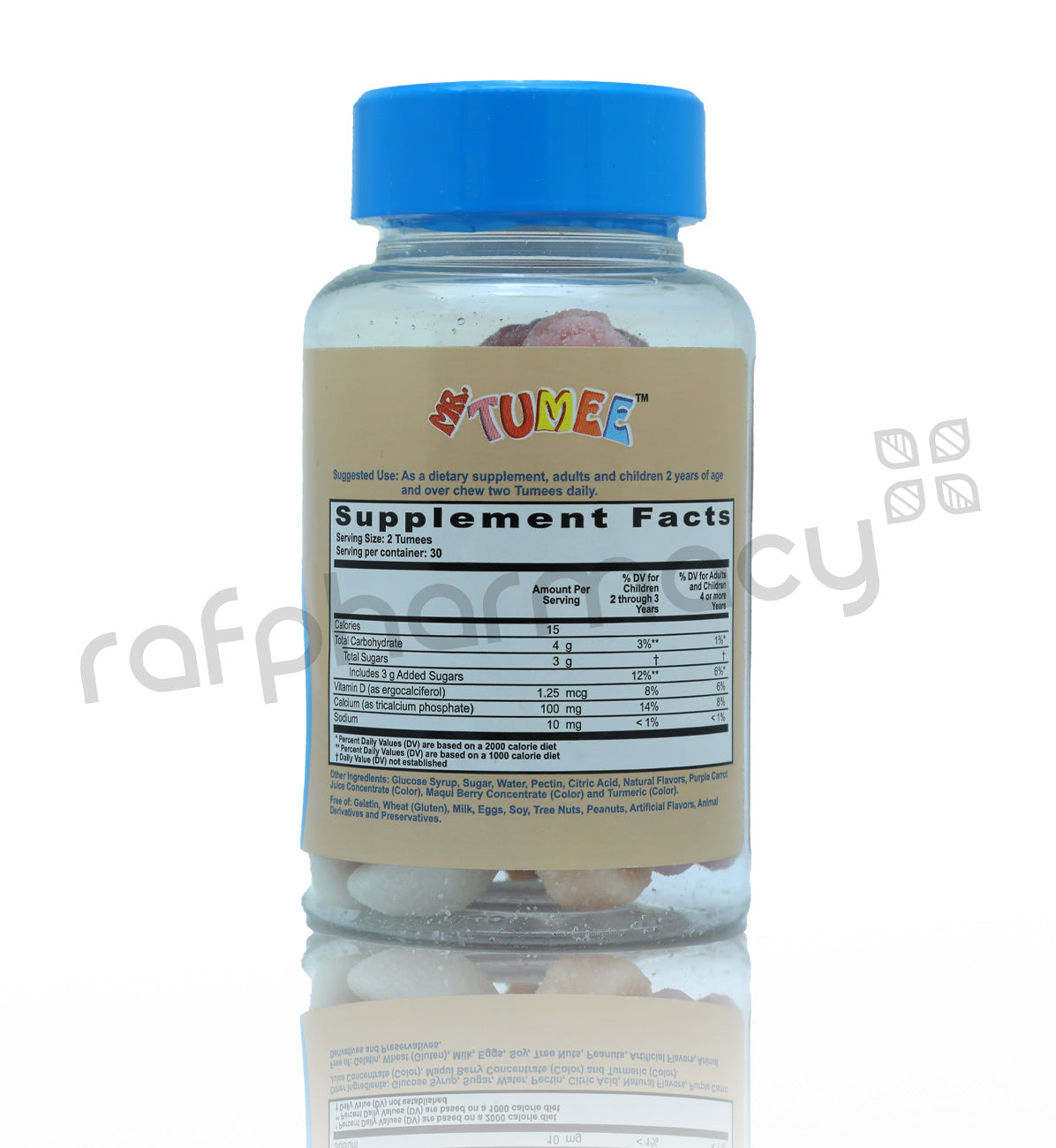 Mr.Tumee Calcium + Vitamin D Gumee 60'S