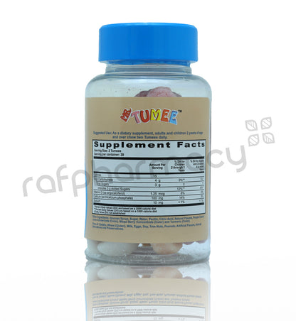 Mr.Tumee Calcium + Vitamin D Gumee 60'S