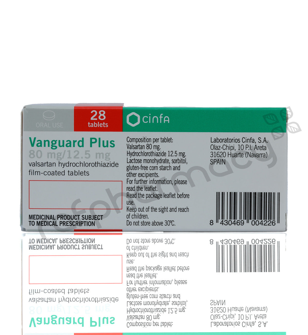 Vanguard Plus 80/12.5Mg Tab 1X28's