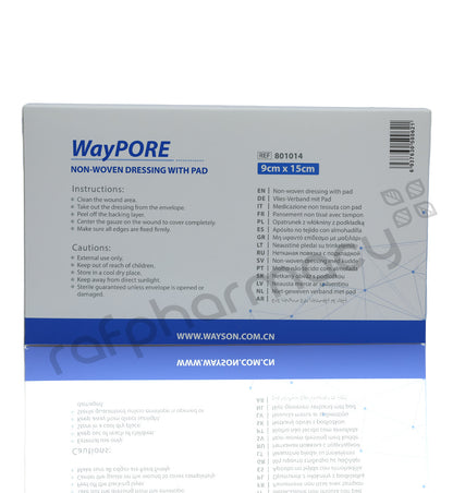 WAYCARE WOUND DRESSING PLASTER 9X15 CM 30'S