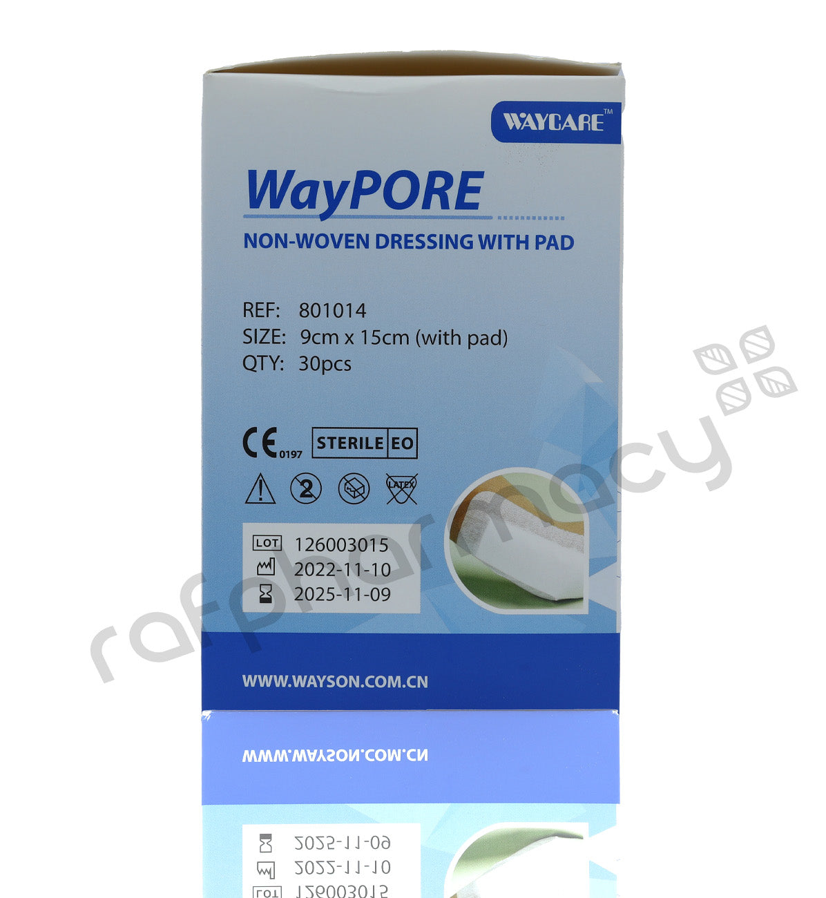WAYCARE WOUND DRESSING PLASTER 9X15 CM 30'S