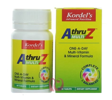 Kordels A Thru Z Multi Vitamin Tablets 60'S