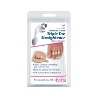 Pedifix Triple Toe Straightener Left Foot