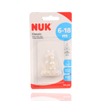 Nuk First Choice Plus Silicone Teat S2 6 To 18Months 1'S