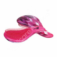 Cala Tangle Free Hair Brush Hot Pink Chevron