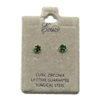 EARRS TIFFANY BIRTHSTONE MAY