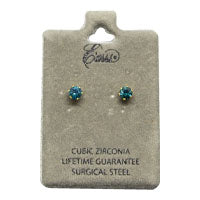 EARRS TIFFANY BIRTHSTONE DECEMBER