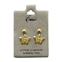 EARRS EB102PG-BUTTERFLY DROP