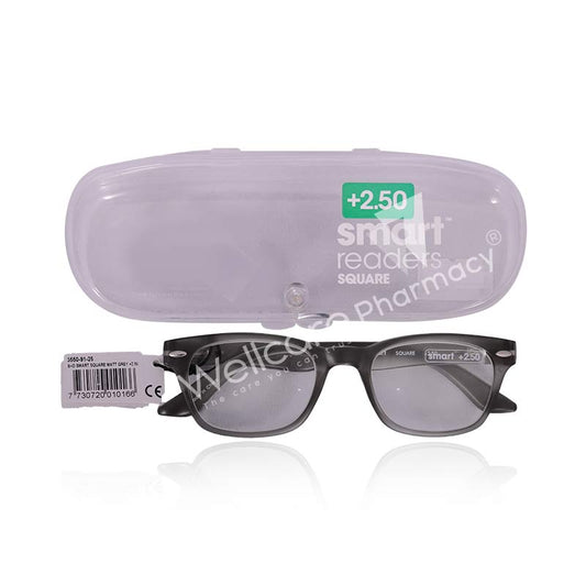 Smart Square +2.50 Matt-Grey