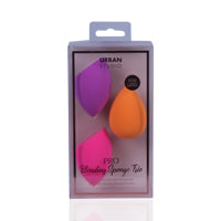 Cala Pro Blending Sponge Trio Pink/Orange/Purple