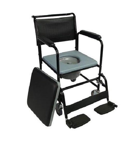 Dayang Commode Chair Steel Frame Detachable Armrest And Legrest