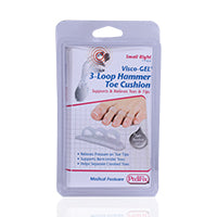 Pedifix P1036 Visco Gel 3 Loop Toe Crest Cushion Small Right