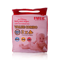 Farlin Baby Wet Wipes Value Pack 3X35 105'S Dt-005A