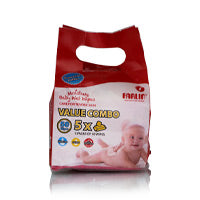 Farlin Baby Wet Wipes Value Pack 5X10 50'S Dt-004A-5P