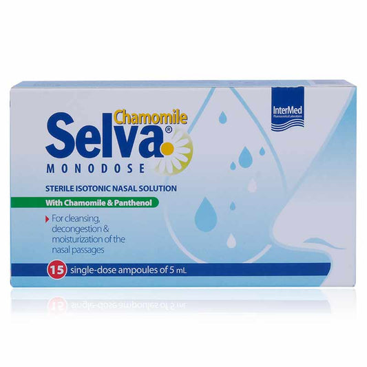 Selva Monodose Sterile Isotonic Nasal Solution 5Ml 15'S