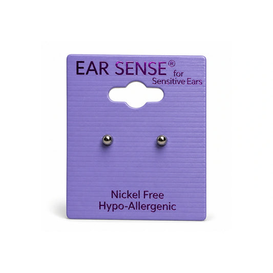 Ear Sense K1 2mm Silver Ball Studs