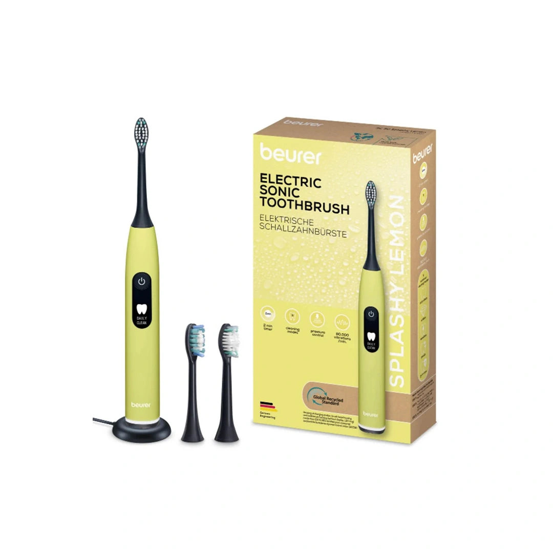 Beurer Sc 50 Electric Sonic Toothbrush Splashy Lemon