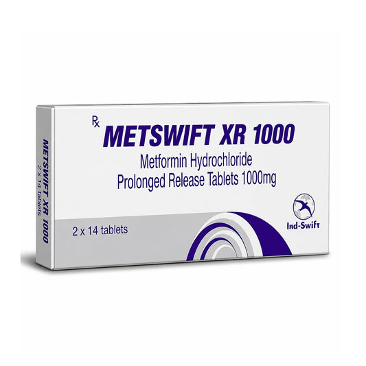 Metswift Xr 1000mg Tablets 28'S