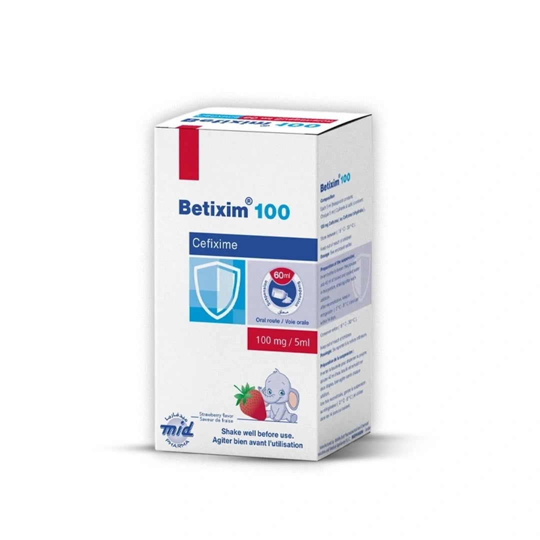 BETIXIM 100 MG SUSPENSION 60ML