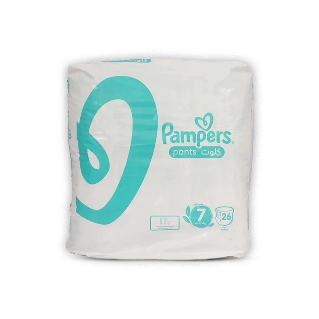 PAMPERS NO7 17+KG DIAPERS 26'S #28300