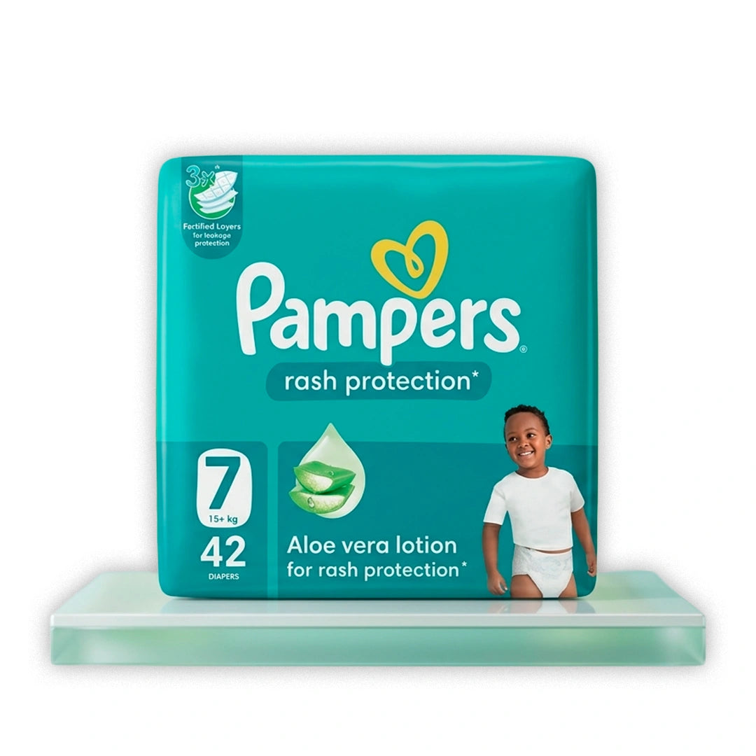 PAMPERS NO7 15+KG DIAPERS 42'S #27100