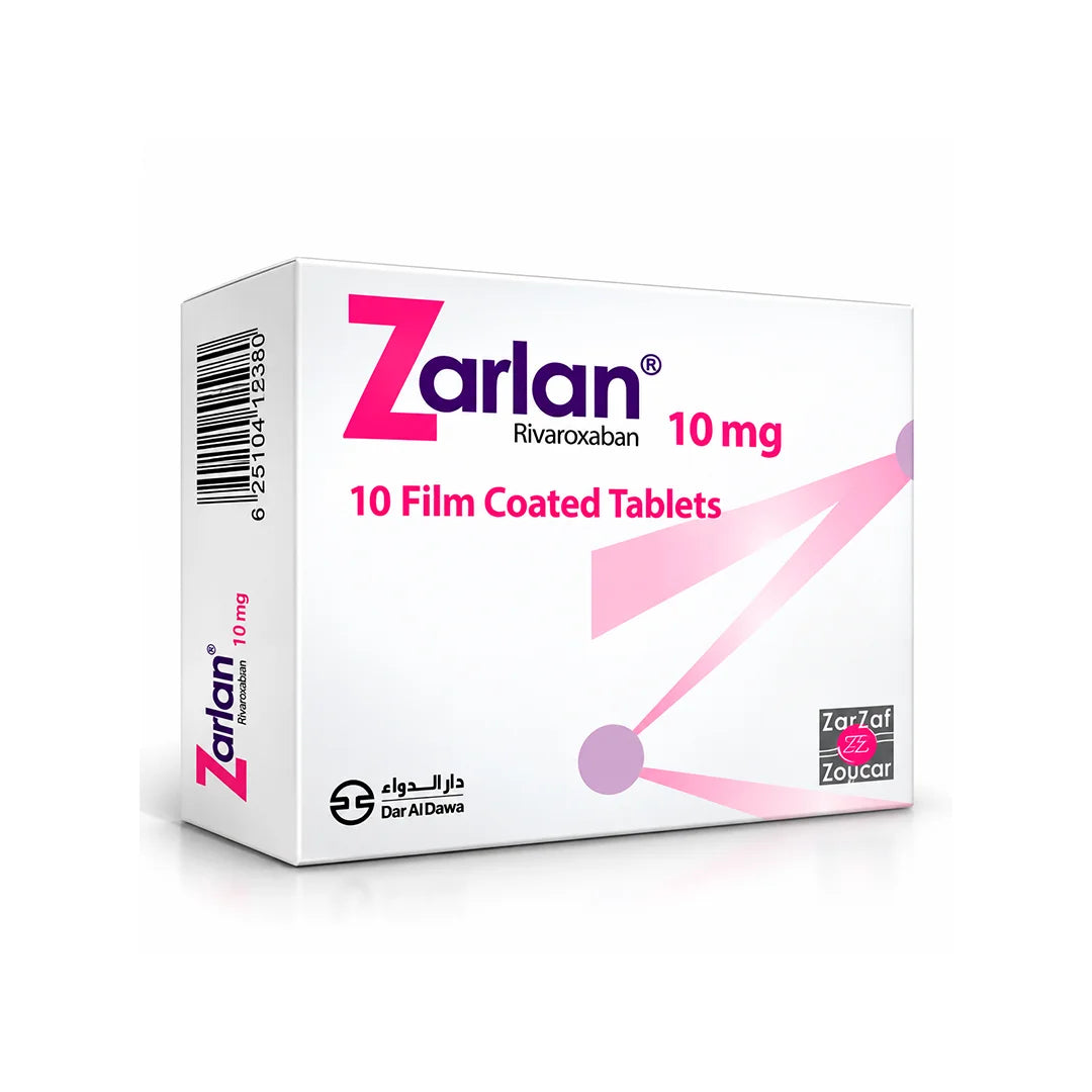 ZARLAN 10MG FILM COATED TABLETS 30'S