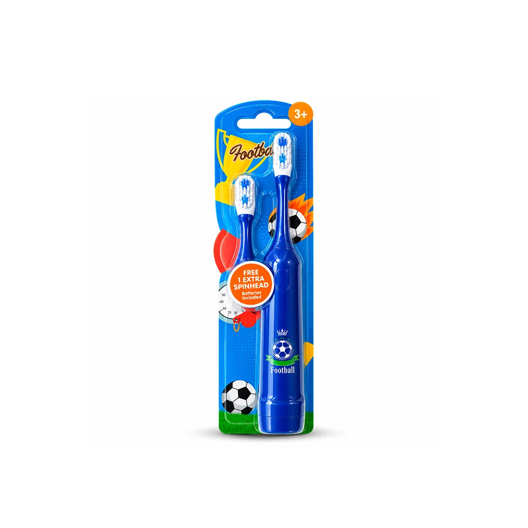 KIDS ELECTRIC TOOTHBRUSH FOOTBALL 3+ YEARS -9091 #2213