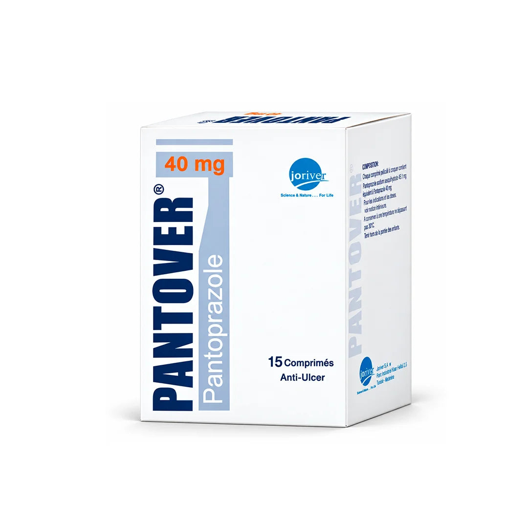 PANTOVER 40MG TABLETS 15'S