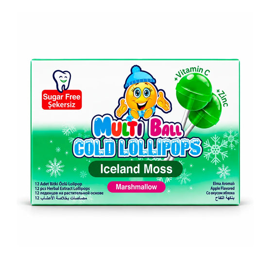 MULTIBALL COLD LOLLIPOPS ICELAND MOSS & MARSHMALLOW 12'S
