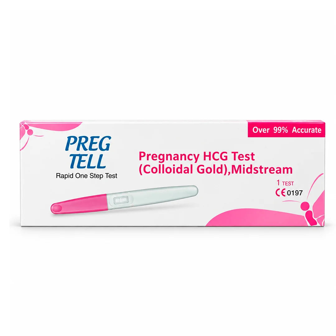 PREG TELL HCG MIDSTREAM PREGNANCY TEST 1'S #62399