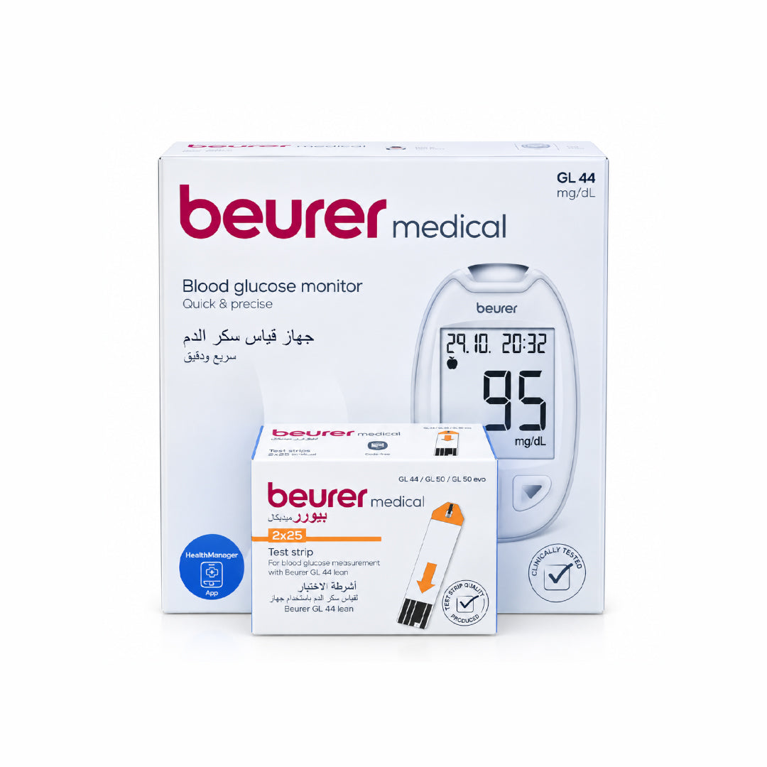 Beurer Gl44 Codefree Sugar Monitor And Gl50 Strip 50'S