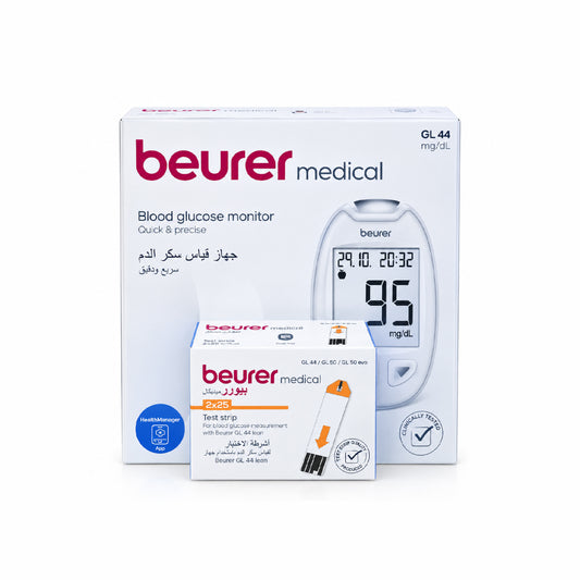 Beurer Gl44 Codefree Sugar Monitor And Gl50 Strip 50'S