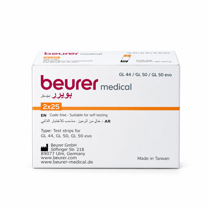 Beurer Gl50/Gl44 Code Free Strips '50