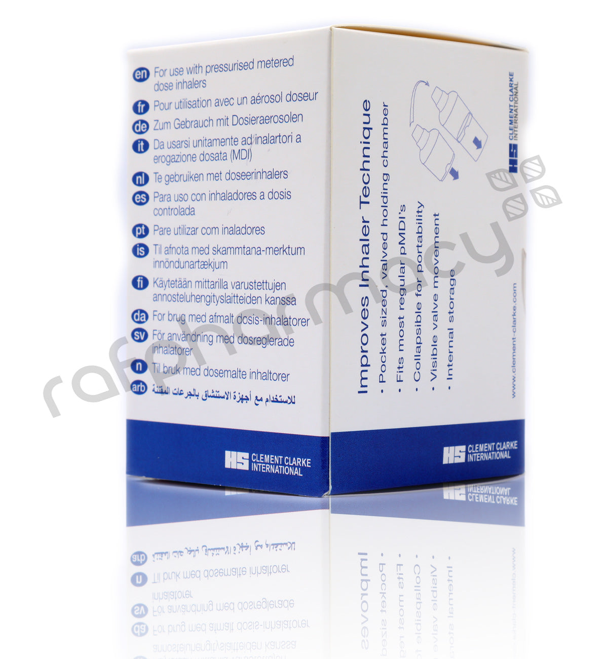 A2A AEROCHAMBER SPACER UNIVERSAL & MEDIUM MASK