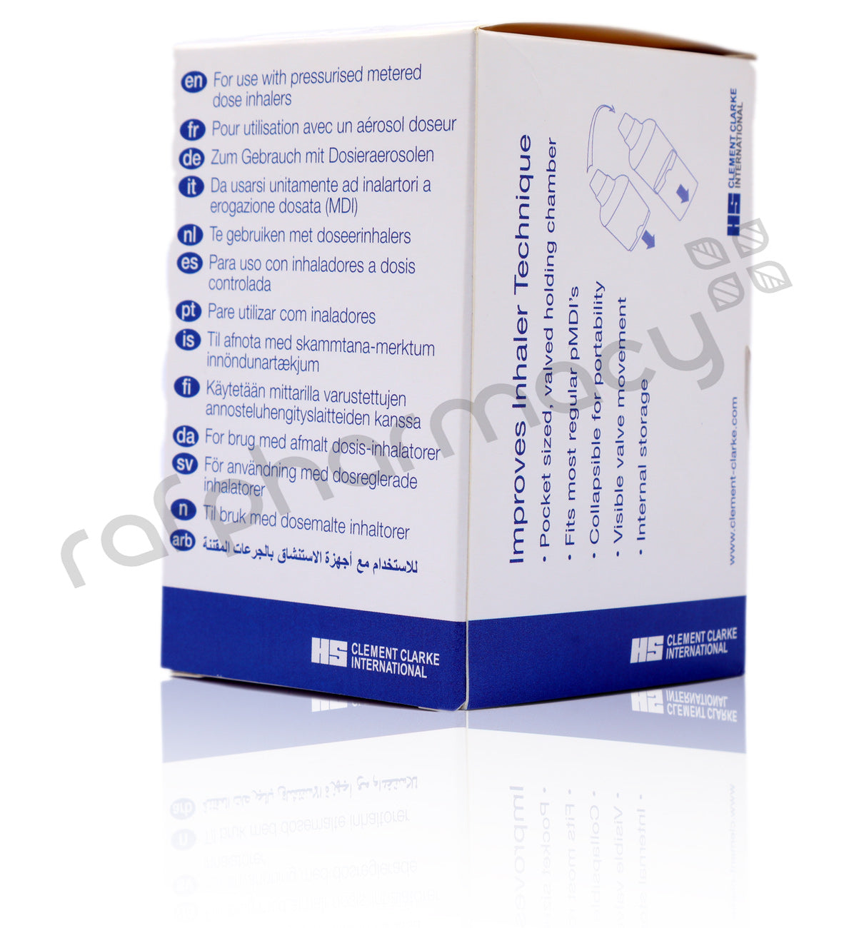 A2A AEROCHAMBER SPACER UNIVERSAL & SMALL MASK