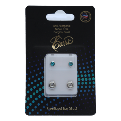 EPS401-12S-PIERCING STUD STEEL STERILIZED EARRING-DECEMBER